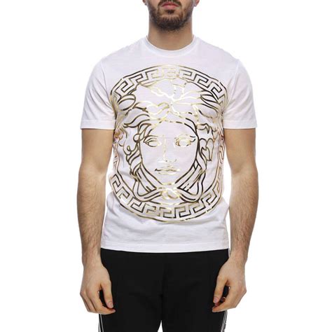 white men versace jean long sleeve shirt|Versace t shirts men's sale.